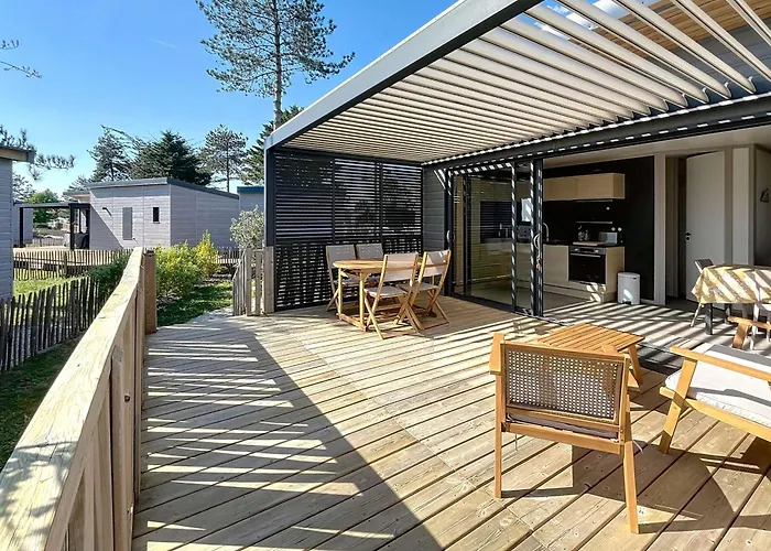 Domek alpejski De Standing Avec Piscine Chauffee, A 300m De La - 6 Couchages, Wifi Gratuit - Fr-1-361-474 Jullouville-les-Pins