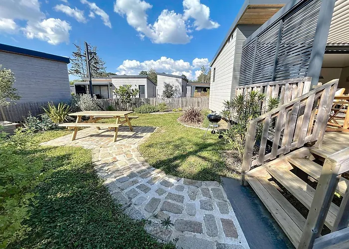 Domek alpejski De Standing Avec Piscine Chauffee, A 300m De La - 6 Couchages, Wifi Gratuit - Fr-1-361-474 Jullouville-les-Pins